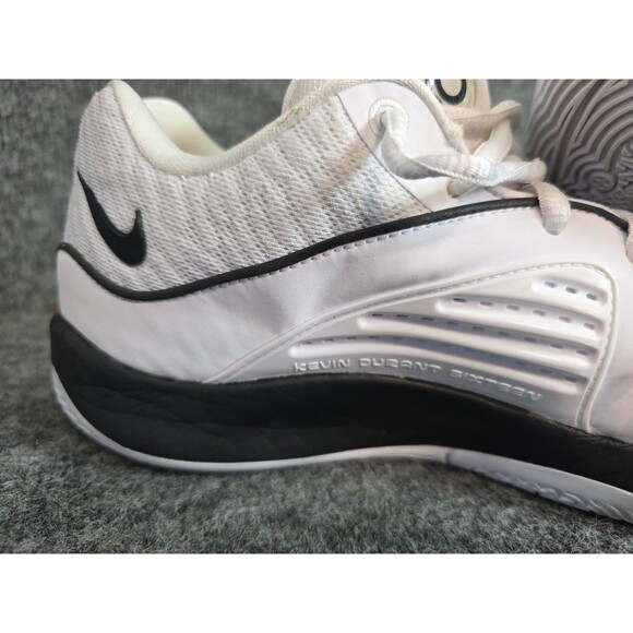 Nike Men’s 8 KD 16 TB Basketball Shoes Sneakers White and Black DZ2927 100 main image 8